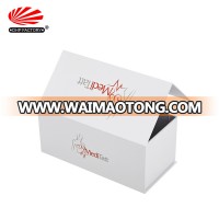 Bespoke Luxury Bra Clothing Packaging Rigid Flap Lid Printed White Paper Custom Gift Box Magnetic