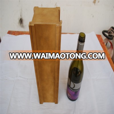 single bottle wooden bottle box for soda