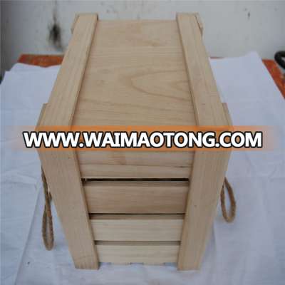 plain cheap wooden box for packing