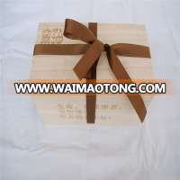 Customized solid wood mooncake packaging box